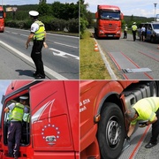 Kontrolou prošly v pořádku pouze dva kamiony