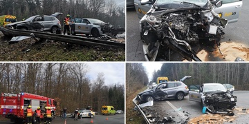 Nepozorný řidič nedal přednost autu, ve kterém řidič vezl těhotnou ženu