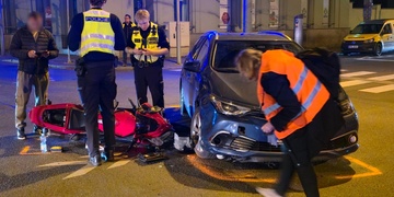 Nehoda teprve šestnáctiletého motorkáře