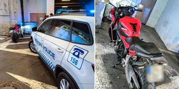 Motorka, zákaz vjezdu i absence řidičáku