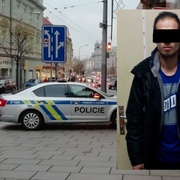 Zatýkání "postrachu tramvajaček"  na Americké