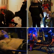 Krvavá bitka - dva pobodaní