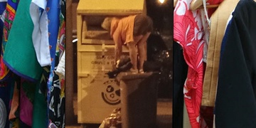 Kontejner skutečně neslouží jako levný butik