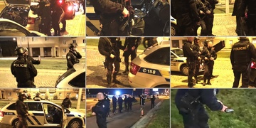 Zásah s neprůstřelnými štíty a samopaly v Plzni