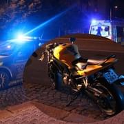 Podivná havárie motocyklisty v Plzni