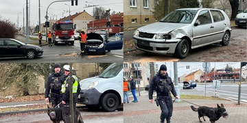 Podivná nehoda tří vozidel na Doubravce, řidička z místa utekla