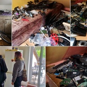 Žena zjistila, že jí kamarád v roli nájemníka byt zcela zdevastoval