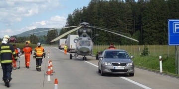 Nehoda uzavřela dálnici D5 ve směru na Plzeň