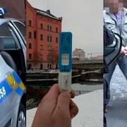 Zfetovaný Chorvat ujížděl policistům a pak skočil do řeky