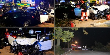 Velmi vážná večerní nehoda u Plzně