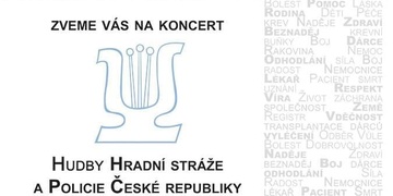 Pozvánka na koncert Hudby hradní stráže a Policie České republiky