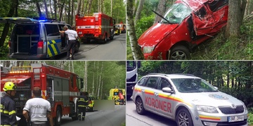 Řidič zemřel na místě