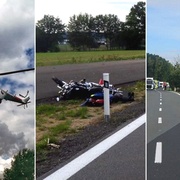 Motorkář havaroval a vážně se zranil