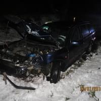 Řidič po havárii nadýchal dvě promile