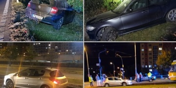Mladá řidička netrefila dálnici a senior naopak zajel do tramvajového kolejiště