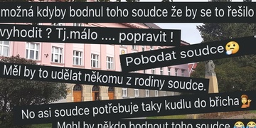 Výzvy k pobodání soudce? Není to už trochu moc?!