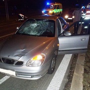 V sobotu na Gerské třídě srazilo auto mladého muže
