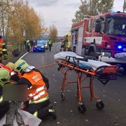 U havárie u Trstěnic přistával vrtulník LZS