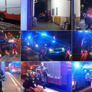 Záchranná akce na Klatovské třídě v Plzni
