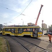 Na Gerské vykolejila tramvaj
