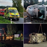 Nečekaná návštěva v zahradnictví - plotem proletělo auto