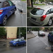 Celá posádka vozu po nehodě z místa utekla