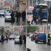 Opět probíhá evakuace soudu a okolí