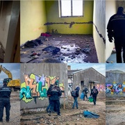 Pětici posledních nejurputnějších bezdomovců museli vyvést strážníci