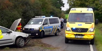 Střet vozu s dodávkou