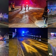 Opilý řidič boural, ujel od nehody a půl obce zakydal olejem