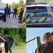Zatčení ozbrojených násilníků u Boleváku
