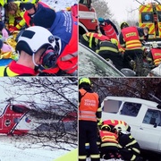 Velmi vážná nehoda uzavřela hlavní tah z Plzně na Karlovy Vary