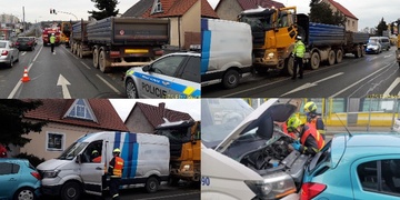 Řetězová nehoda na Lochotíně