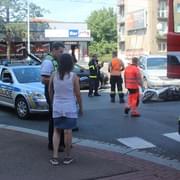 Dopravní nehoda komplikovala dopravu na Klatovské