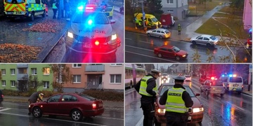 Sražené dítě autem na Doubravce