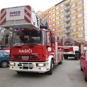 Požár bytu ve Vojanově ulici