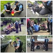 Plzeňští bezdomovci a strážníci územáci