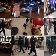 Panika a policejní manévry v Plaze