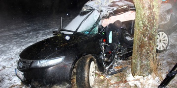 Smrtelná nehoda - vozíčkář v autě náraz do stromu nemohl přežít