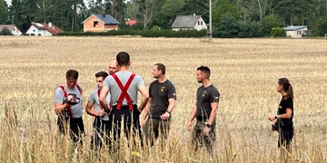 Výbuch u letiště v Plzni Lhotě