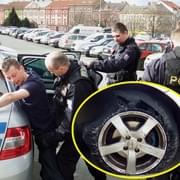 Těžce opilý Slovák řádil s autem po Plzni, nevadila mu ani rozervaná pneumatika