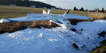 Na Rokycansku havarovalo letadlo