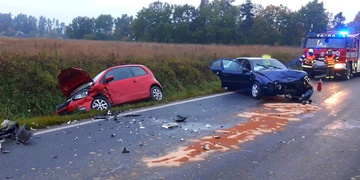 Čelní střet vozů