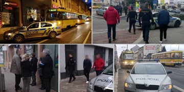 Viděli jste střelbu z plynovky v tramvaji na Slovanech?