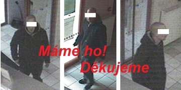 "Máme ho, děkujeme!" vzkazují policisté