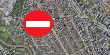 Pozor, Slovanská třída se bude kompletně uzavírat