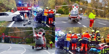 Tragická dopravní nehoda, na místě je jeden mrtvý
