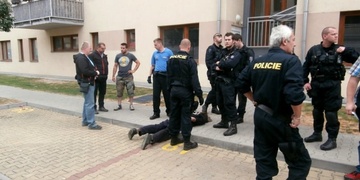 Recidivistu, vyrušeného během vloupání majitelem domu, zadrželi při útěku policisté