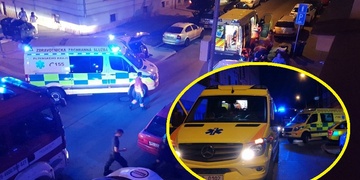 Otrava rodiny na Borech, na místě několik sanitek a hasiči