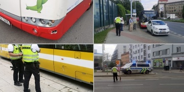 Autobusu nedala přednost řidička, tramvaj zase nabrali popeláři
